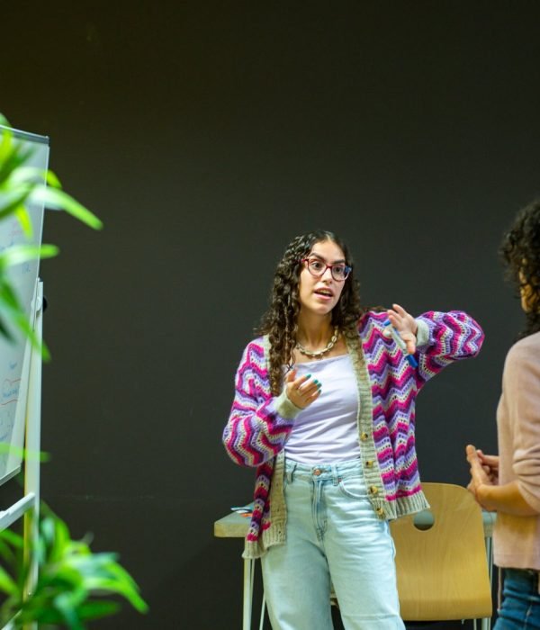 young women entrepreneurs meeting in the office to prepare new projects